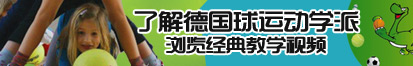 嗯嗯啊啊网站了解德国球运动学派，浏览经典教学视频。